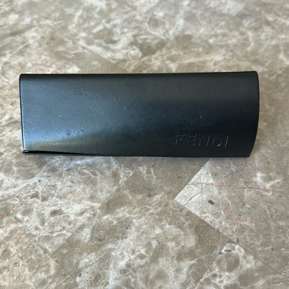 Authentic Fendi twist sunglass case